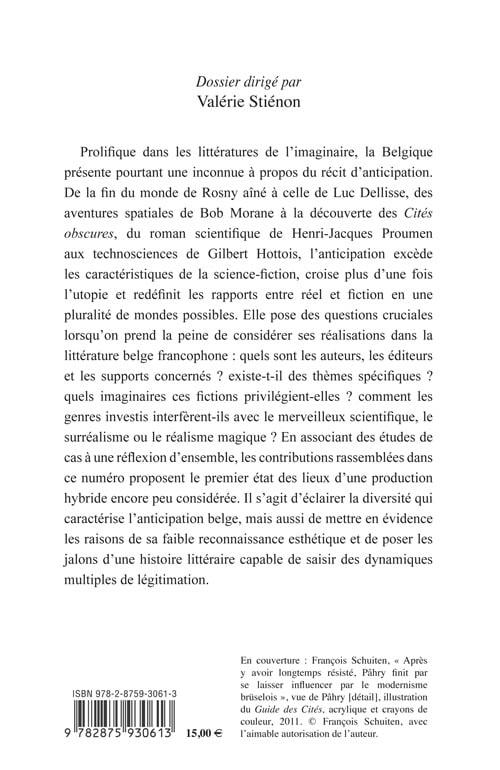 Utopie et anticipation