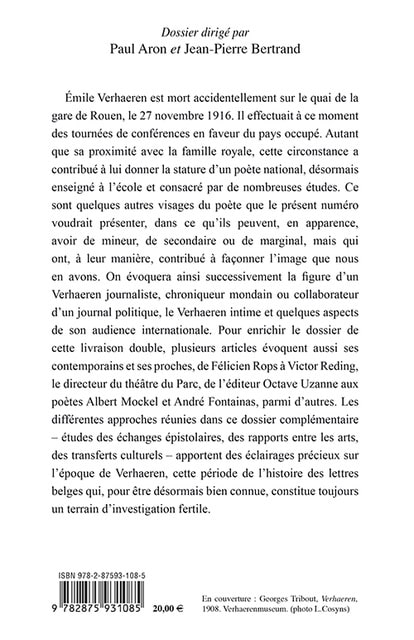 Verhaeren et son temps - Textyles 50-51