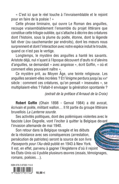 Le roman des Anguilles