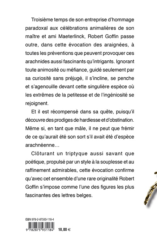 Le Roman de l’araignée - trilogie animalière