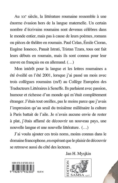 Les Trois enfants-Mozart - Trois prosateurs roumains
