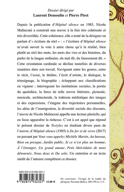 Nicole Malinconi - Revue Textyles n°55