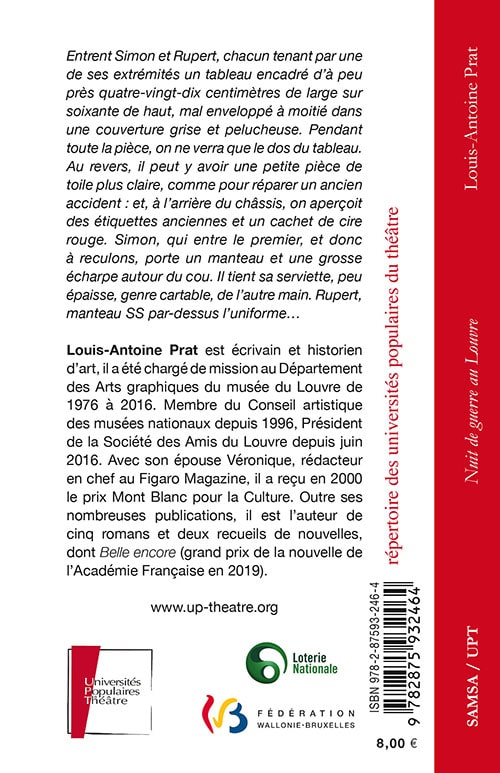 Nuit de guerre au Louvre - théâtre