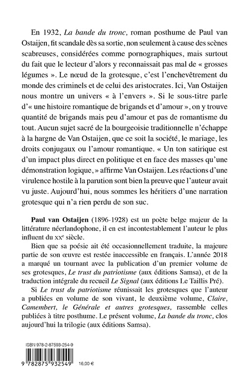 La bande du tronc - grotesque