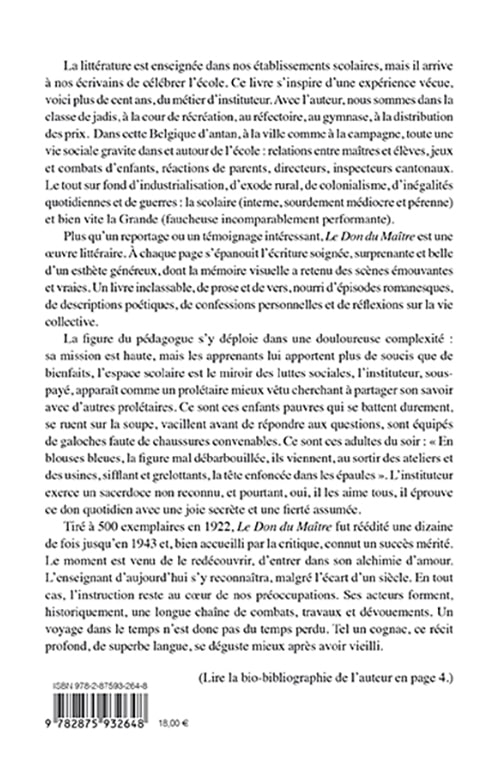 Le Don du Maître