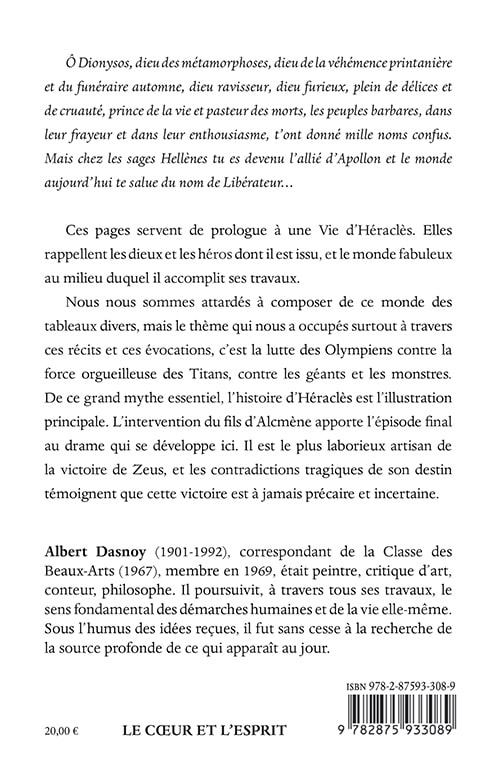 Les Dieux et les Hommes - de la mythologie