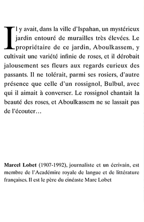 Le Rossignol et les roses - Les fables nous viennent de l’Orient