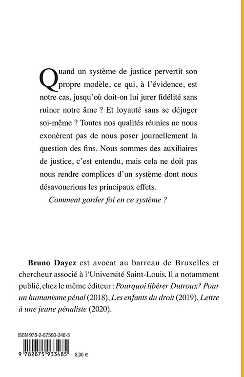 Lettre à mes juges - essai
