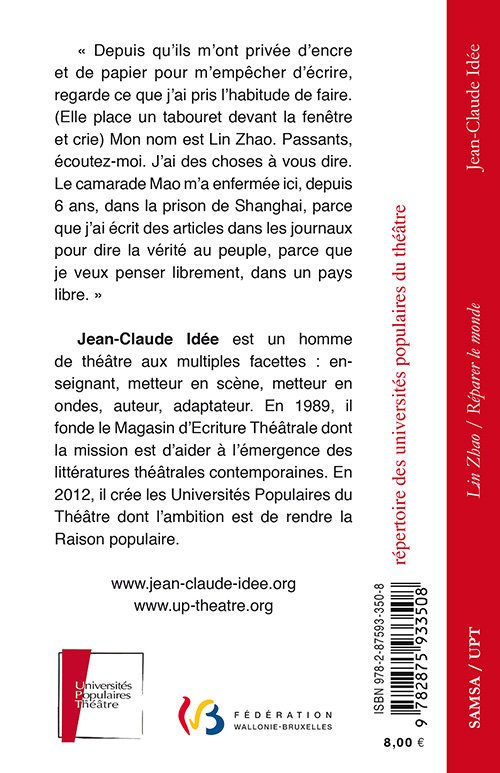 Lin Zhao - Réparer le monde