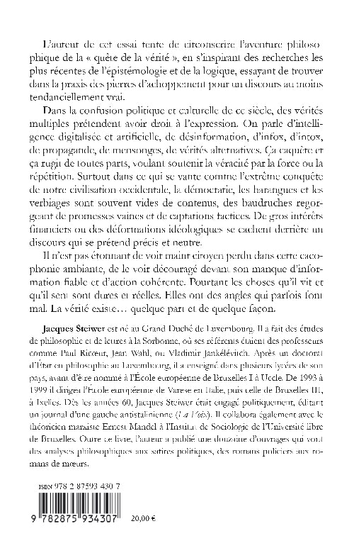 Vérité et mensonge à l’âge du numérique - essai