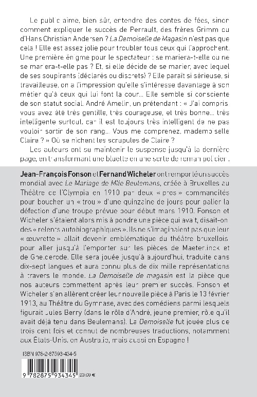 La Demoiselle de magasin - théâtre