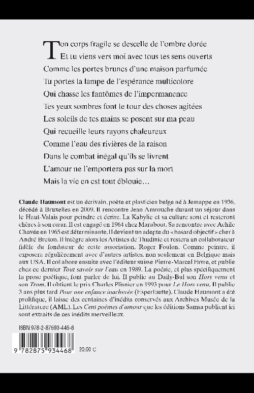 Cent poèmes d’amour - poésie